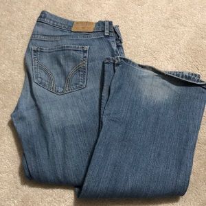 Hollister brand medium washed denim.